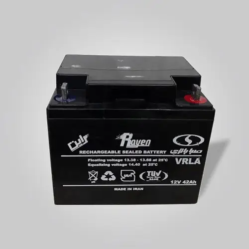 باتری یو پی اس 12ولت ظرفیت ۴۲ آمپر صبا باتری